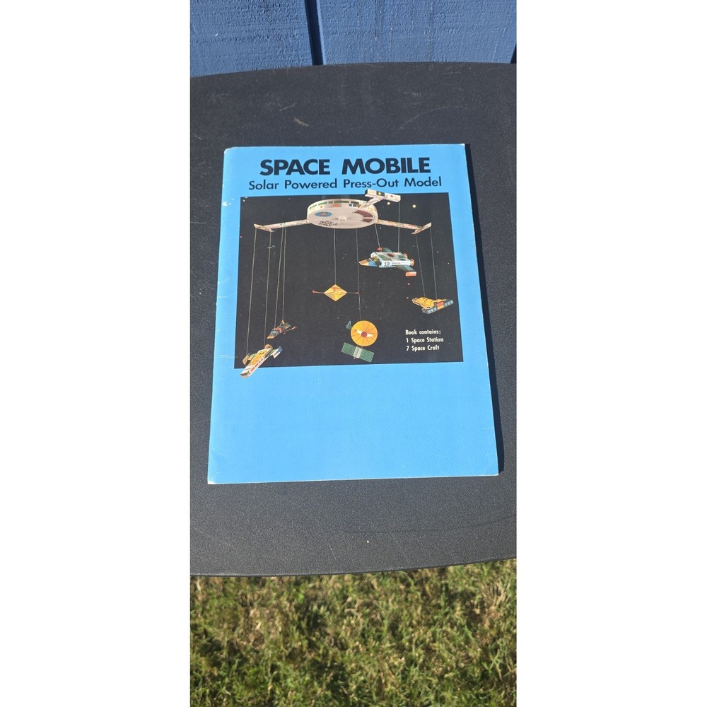 Solar Powered Press-Out Model Space Mobile 1984